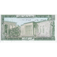 Liban , 5 Livres, 1986, KM:62d, NEUF - Libano