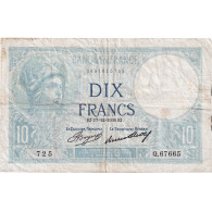 France, 10 Francs, Minerve, 1936, Q.67665, TB+, Fayette:6.17, KM:73e - 10 F 1916-1942 ''Minerve''