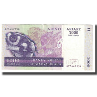 Billet, Madagascar, 1000 Ariary, 2004, KM:89b, TTB - Madagascar