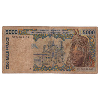 Billet, Communauté économique Des États De L'Afrique De L'Ouest, 5000 Francs - West African States