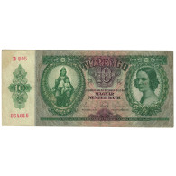 Billet, Hongrie, 10 Pengö, 1936, 1936-12-22, KM:113, TB - Hungary