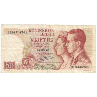 Billet, Belgique, 50 Francs, 1962, 1962, KM:139, TB - 50 Franchi