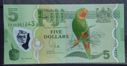 Fiji 5 Dollars  Pick 115  UNC - Fiji