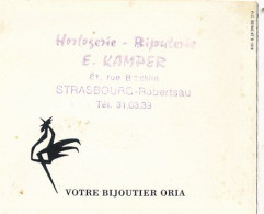 Vieux Papiers-67-Strasbourg Robertsau -Petit Calendrier-dépliant  De Poche Voeux 1976 "Kamper Oria 76"-Livraison Offerte - Small : 1971-80