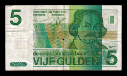Holanda Netherlands 5 Gulden 1973 Pick 95 Bc F - 5 Gulden