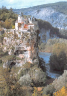 46 LACAVE En Quercy Le Chateau De Belcastel Et L'OUysse  Vallée De La Dordogne           (scan R/V) N° 39 \ PC1245 - Lacave