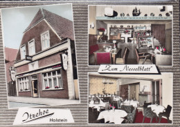 Bundespost PPC Itzehoe Holstein Hotel & Gasthaus 'Zum Nesselblatt' Slogan ITZEHOE 1972 Echte Real Photo Gustav Heinemann - Itzehoe