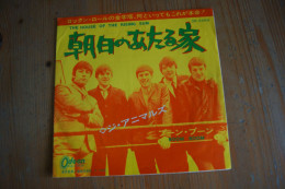 THE ANIMALS THE HOUSE OF THE RISING SUN  ENCART POCHETTE DU SP JAPONAIS 1970 - Rock