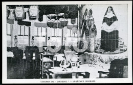 OLD POSTCARD TAVERNA GIRASSOL RESTAURANTE LOURENÇO MARQUES MAPUTO MOÇAMBIQUE MOZAMBIQUE AFRIQUE AFRICA CARTE POSTALE - Mozambique