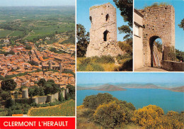 34 Clermont-l'Hérault Vue Aérienne Et Salagou  (scan R/V) N° 14 \ PH1606 - Clermont L'Hérault