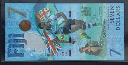 Fiji  7 Dollars. Pick 120. UNC - Fiji