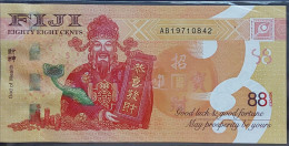 Fiji   88 Cents . 2022.  UNC - Fiji