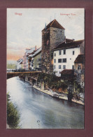 BRUGG - Schwarzer Turm - 1906 Langstempel - Brugg