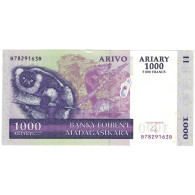 Billet, Madagascar, 1000 Ariary, 2004-2006, 2004, KM:89a, NEUF - Madagascar