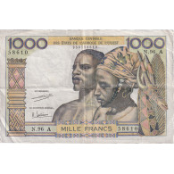 Billet, Communauté économique Des États De L'Afrique De L'Ouest, 1000 Francs - West African States