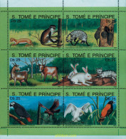 10627 MNH SANTO TOME Y PRINCIPE 1991 EXPOSICION NACIONAL FRANCESA - Autres & Non Classés