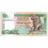 Sri Lanka, 10 Rupees, 2001, 2001-12-12, KM:115a, NEUF - Sri Lanka