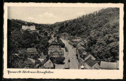 AK Tharandt, Blick Von Der Burg - Tharandt