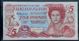 Falkland Islands  5  Pounds 2005. Pick 17. UNC - Falkland Islands