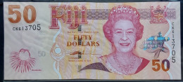 Fiji    50  Dollars   2007 .   UNC - Fiji