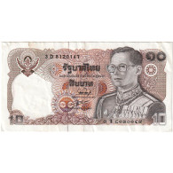 Thaïlande, 10 Baht, BE2523 (1980), KM:87, TTB - Tailandia