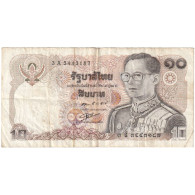 Thaïlande, 10 Baht, 1978-1981, KM:87, TB - Tailandia