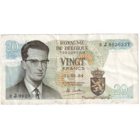 Belgique, 20 Francs, 1964-06-15, TB - 20 Franchi