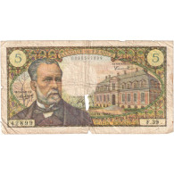 France, 5 Francs, 1966-11-04, F.39, AB - 5 F 1966-1970 ''Pasteur''