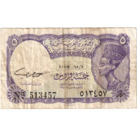 Égypte, 5 Piastres, B - Egitto
