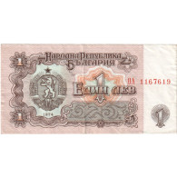 Bulgarie, 1 Lev, 1974, TB - Bulgaria