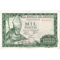 Espagne, 1000 Pesetas, 1965-11-19, TTB - 1000 Pesetas