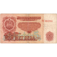 Bulgarie, 5 Leva, 1974, B - Bulgaria