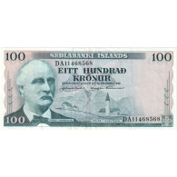 Islande, 100 Kronur, 1961-03-29, TTB - Islande