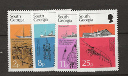 1976 MNH South Georgia Mi 52-55 Postfris** - Géorgie Du Sud