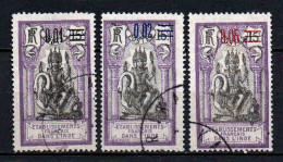 Inde - 1922 - Tb Antérieurs Surch  - N° 56 à 58 - Oblit - Used - Gebruikt