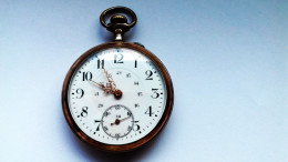 SCHWEIZ Herren Taschenuhr Zylinder Silber 0,800 Läuft ! - Other & Unclassified