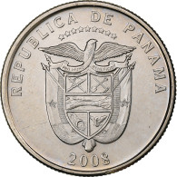 Panama, 1/4 Balboa, 2008, Royal Canadian Mint, Cupronickel Plaqué Cuivre, SPL - Panama