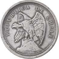 Chili, 10 Centavos, 1923, Cupro-nickel, TTB, KM:166 - Cile