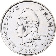 Nouvelle-Calédonie, 10 Francs, 2002, Paris, Nickel, FDC, KM:11 - Nuova Caledonia