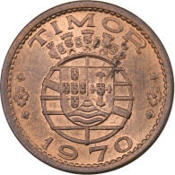 Timor, 50 Centavos, 1970, Lisbonne, Bronze, SUP, KM:18 - Timor