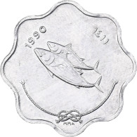 Îles Des Maldives, 5 Laari, 1990, Aluminium, SPL, KM:69 - Maldive