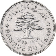 Liban , 50 Piastres, 1969, Nickel, TTB+, KM:28.1 - Libanon