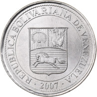 Venezuela, 50 Centimos, 2007, Maracay, Nickel Plaqué Acier, FDC, KM:92 - Venezuela