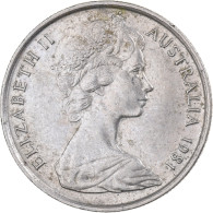 Australie, Elizabeth II, 5 Cents, 1981, Cupro-nickel, TTB+, KM:64 - Autres & Non Classés