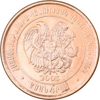 Arménie, 20 Dram, 2003, Cuivre Plaqué Acier, FDC, KM:93 - Armenia