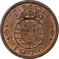 Timor, Escudo, 1970, Lisbonne, Bronze, SUP, KM:19 - Timor