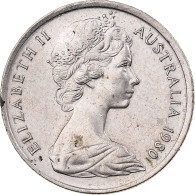 Australie, Elizabeth II, 5 Cents, 1980, Cupro-nickel, SUP, KM:64 - Autres & Non Classés