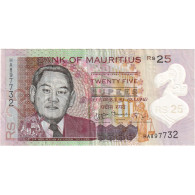Billet, Maurice, 25 Rupees, 2013, TTB - Mauritius