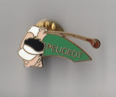 PIN'S THEME  SPORT  GOLF  SPONSOR    PEUGEOT SIGNE DEMONS ET MERVEILLES - Golf