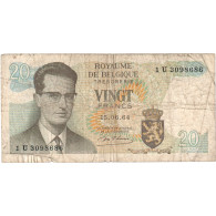 Belgique, 20 Francs, 1964-06-15, KM:138, TB - 20 Franchi